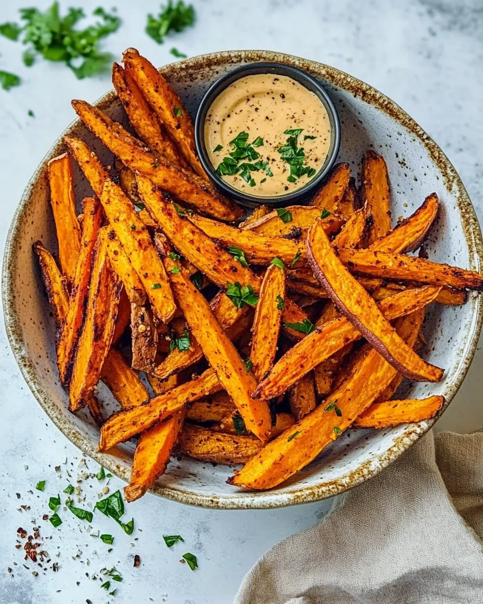 Easy Air Fryer Sweet Potato Fries recipe photo