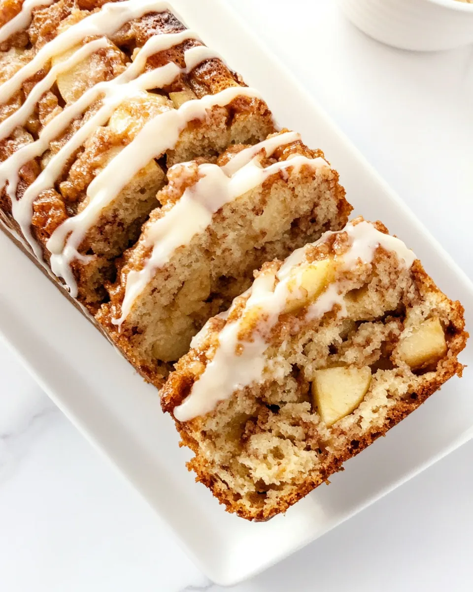 Delicious Apple Fritter Bread shot