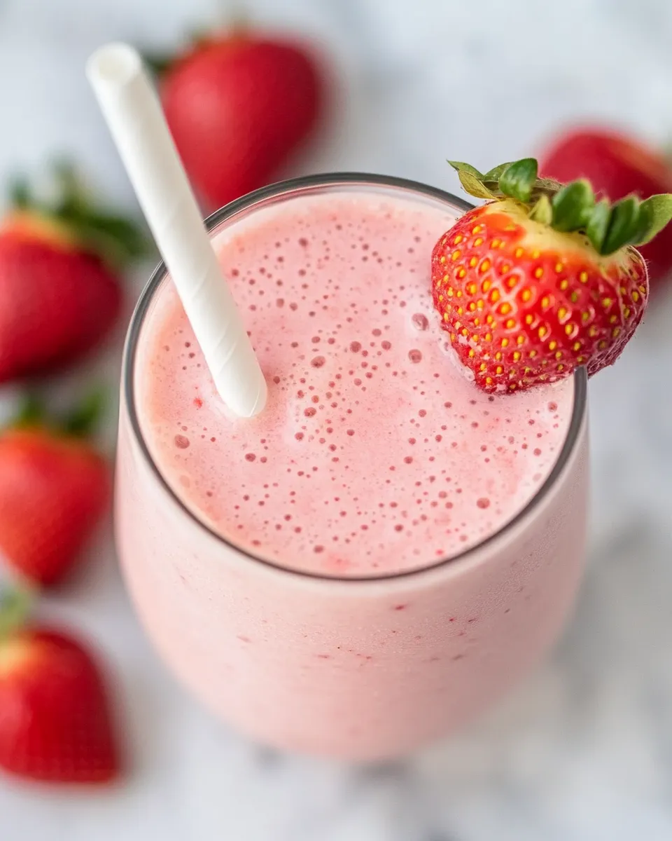 Classic Apple Strawberry Smoothie image