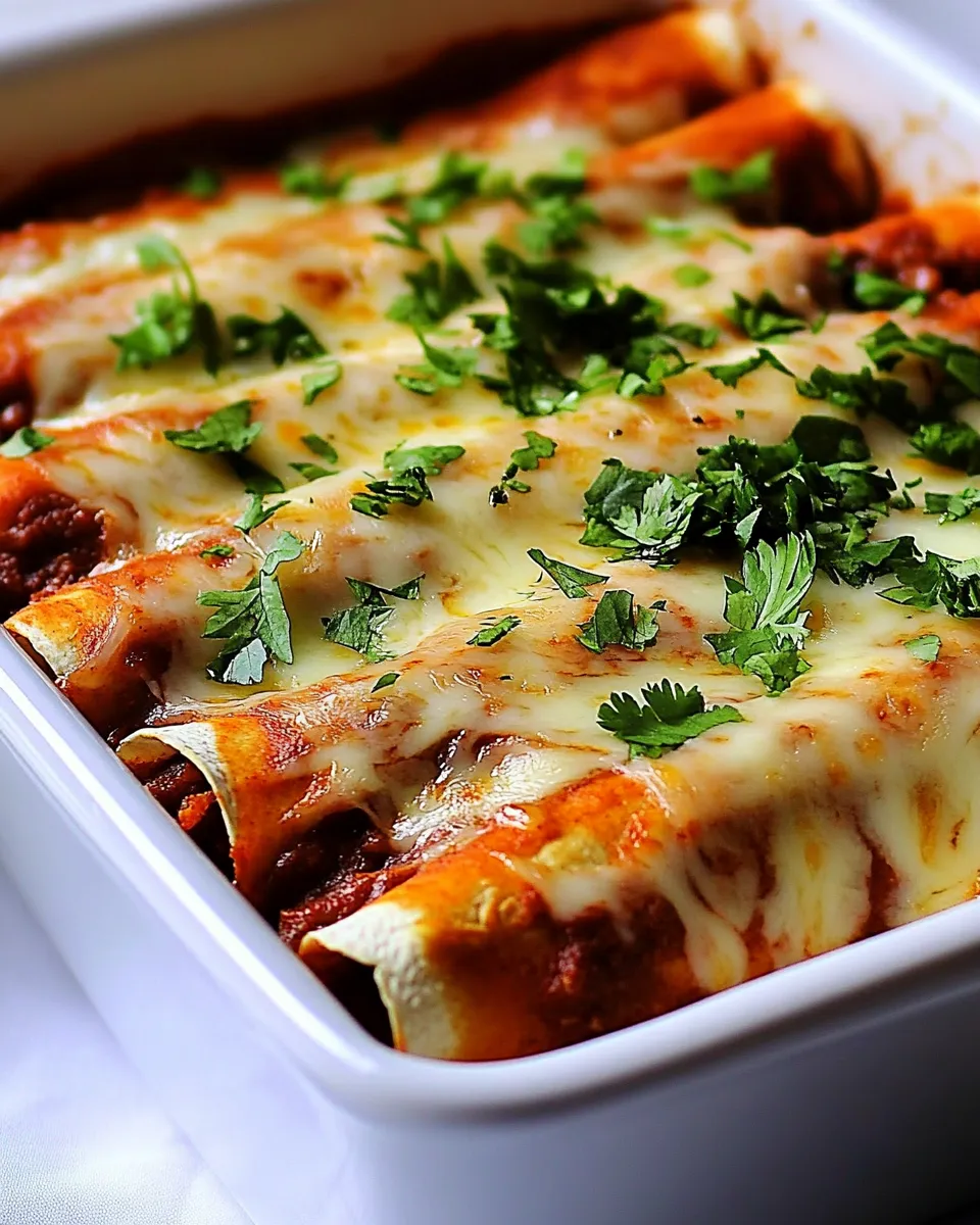 Homemade Beef Enchilada Recipe photo