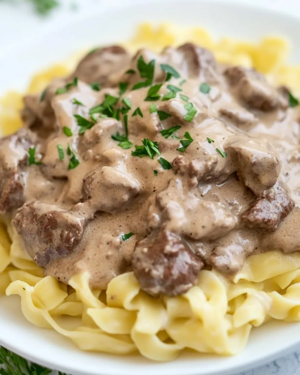 Classic Beef Stroganoff Recipe image