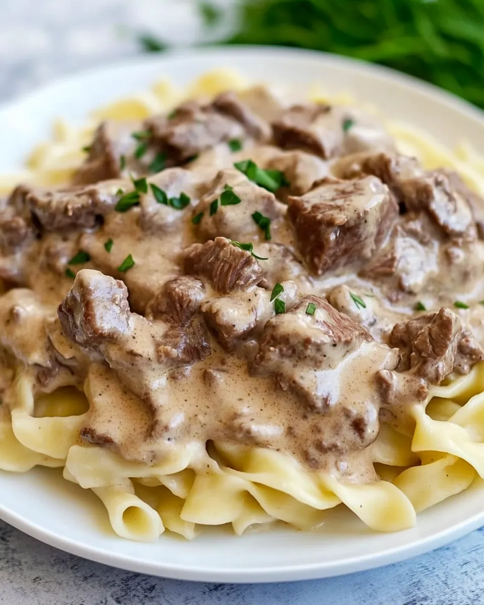Delicious Beef Stroganoff Recipe dish photo