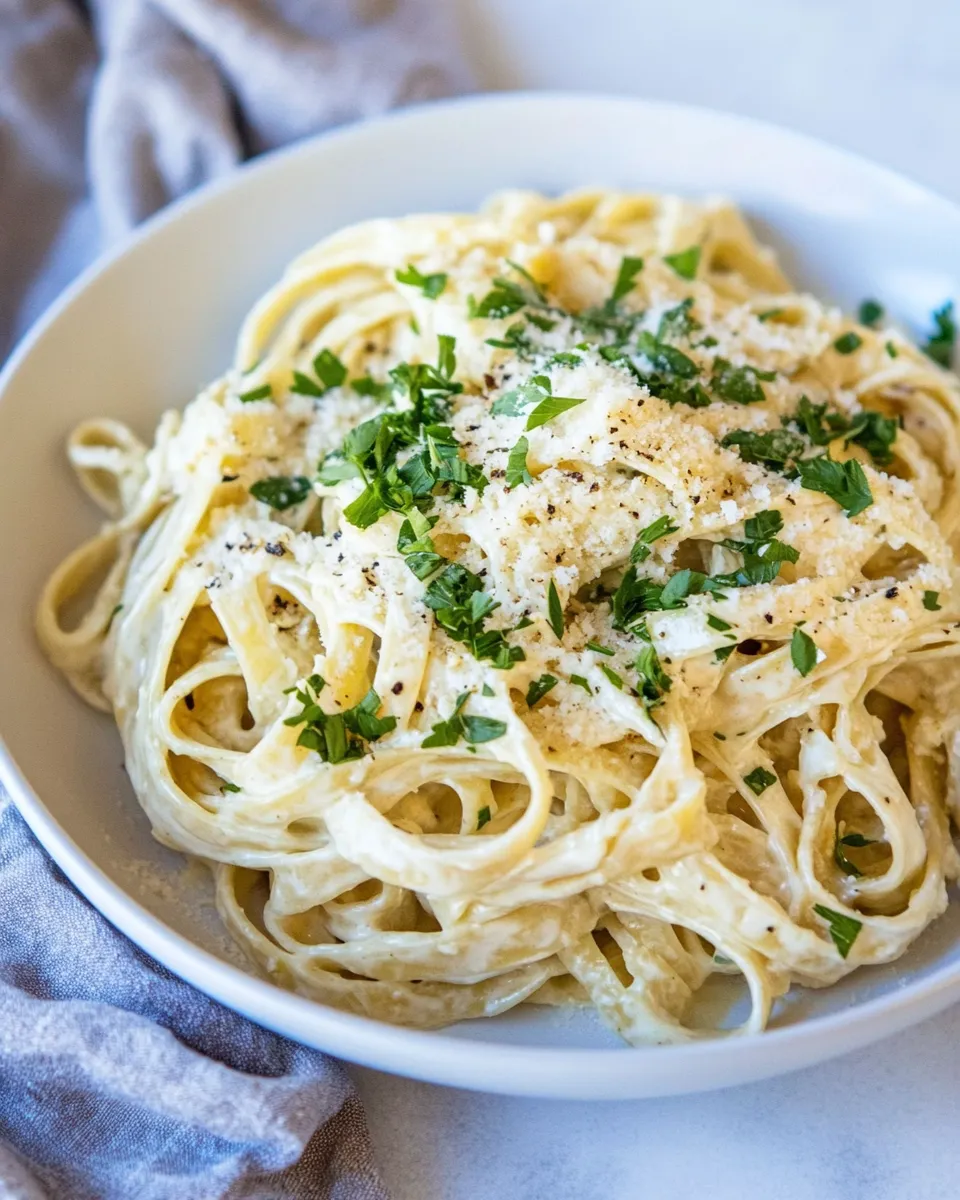 Delicious Best Ever Fettuccine Alfredo recipe image