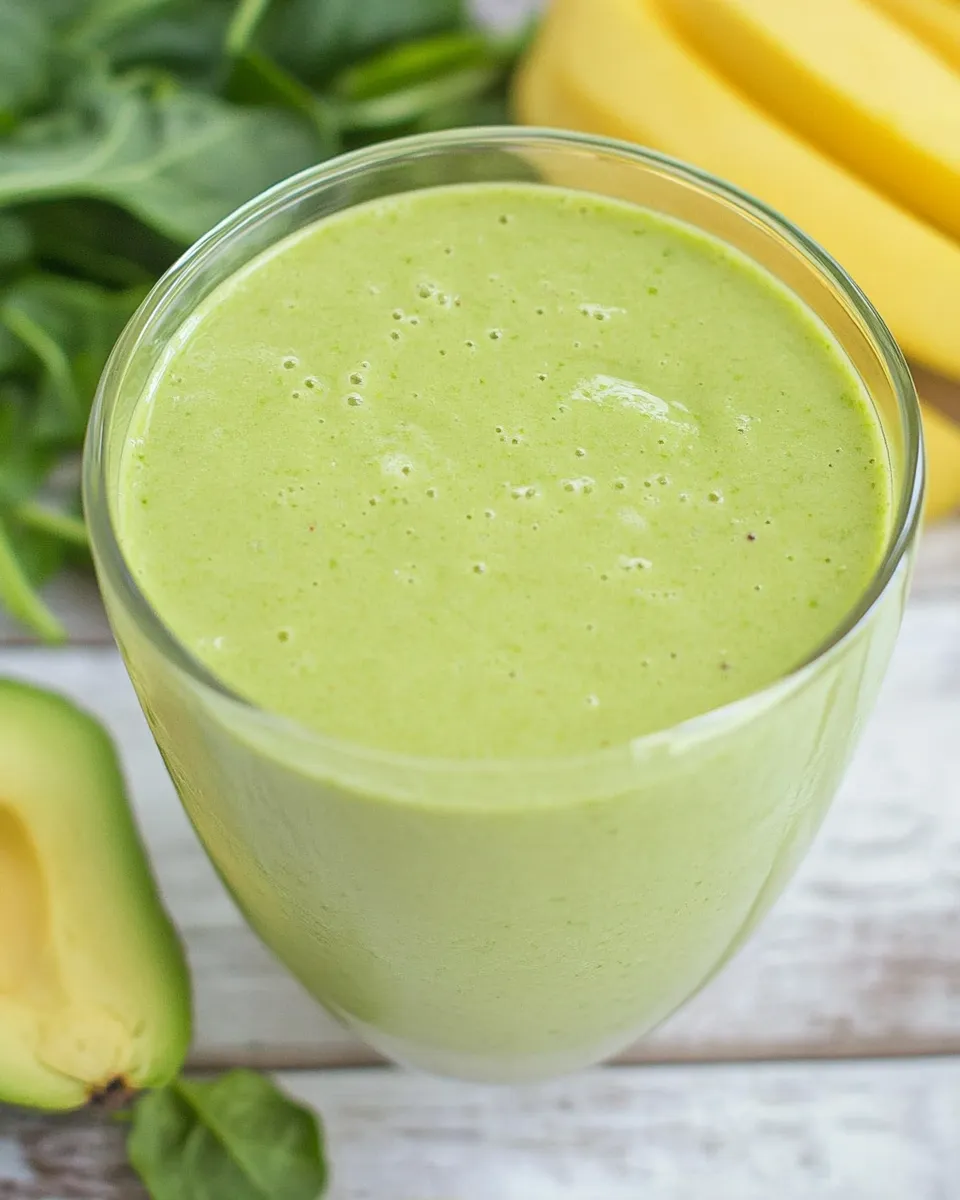 Delicious Best Green Smoothie Recipe shot