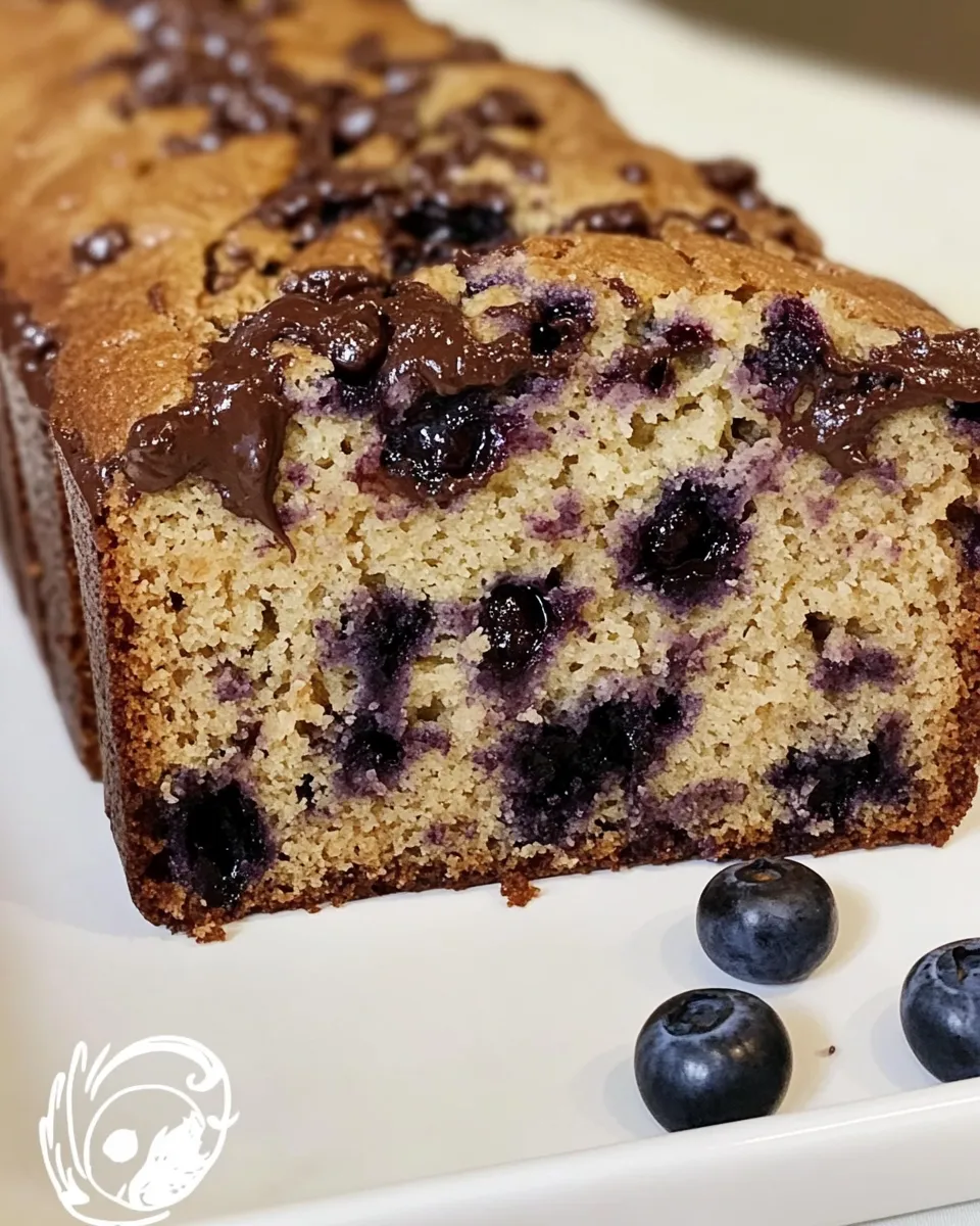 Easy Blueberry Chocolate Banana Bread recipe photo