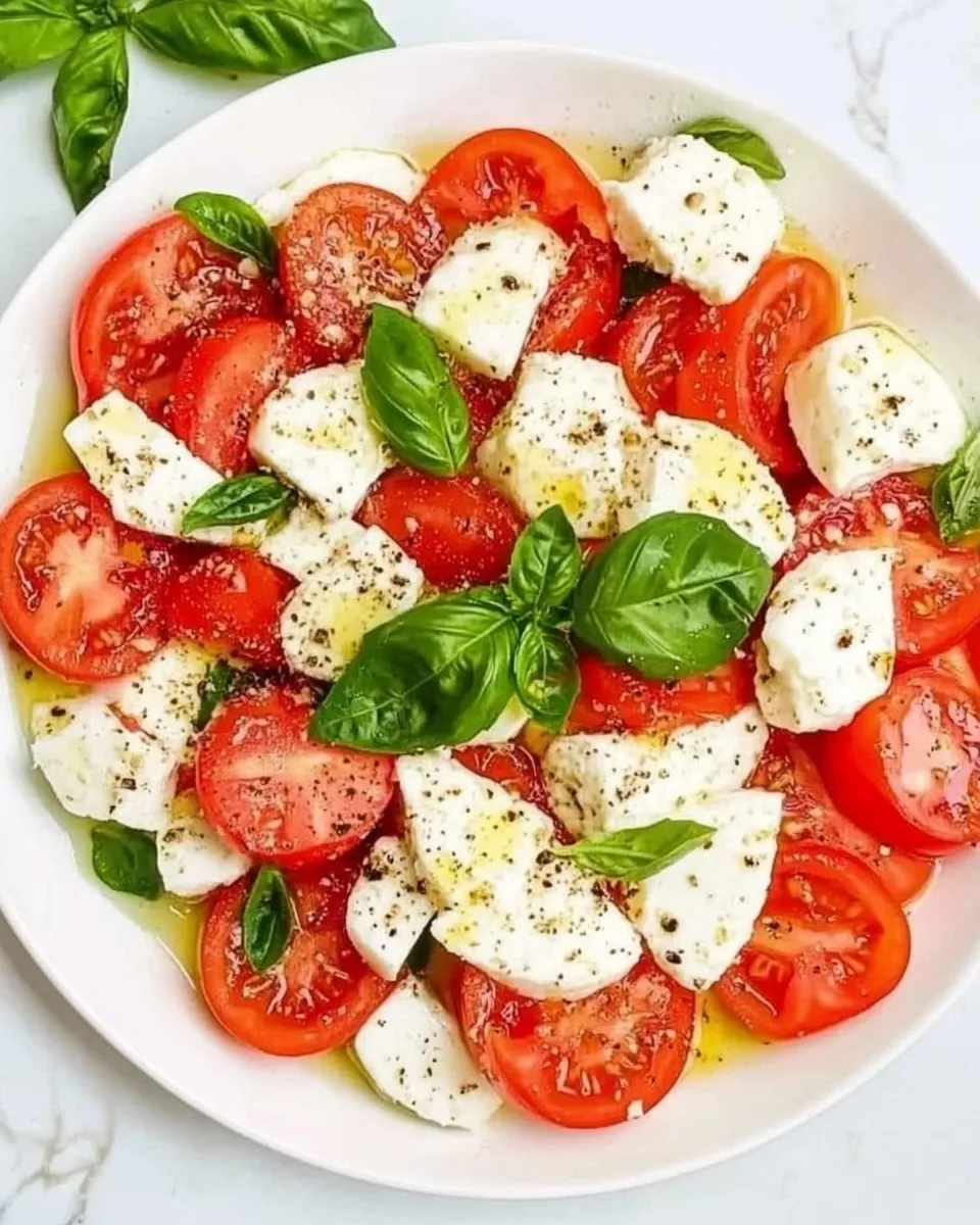 Delicious Caprese Salad shot