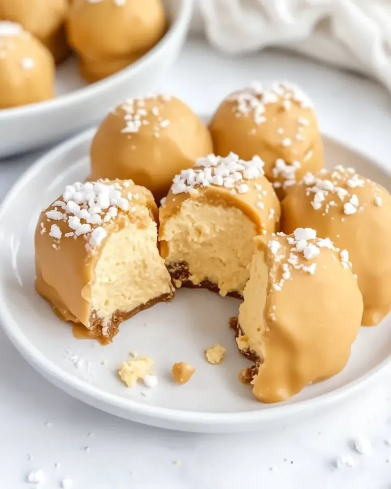 Homemade Caramel Cheesecake Bites photo