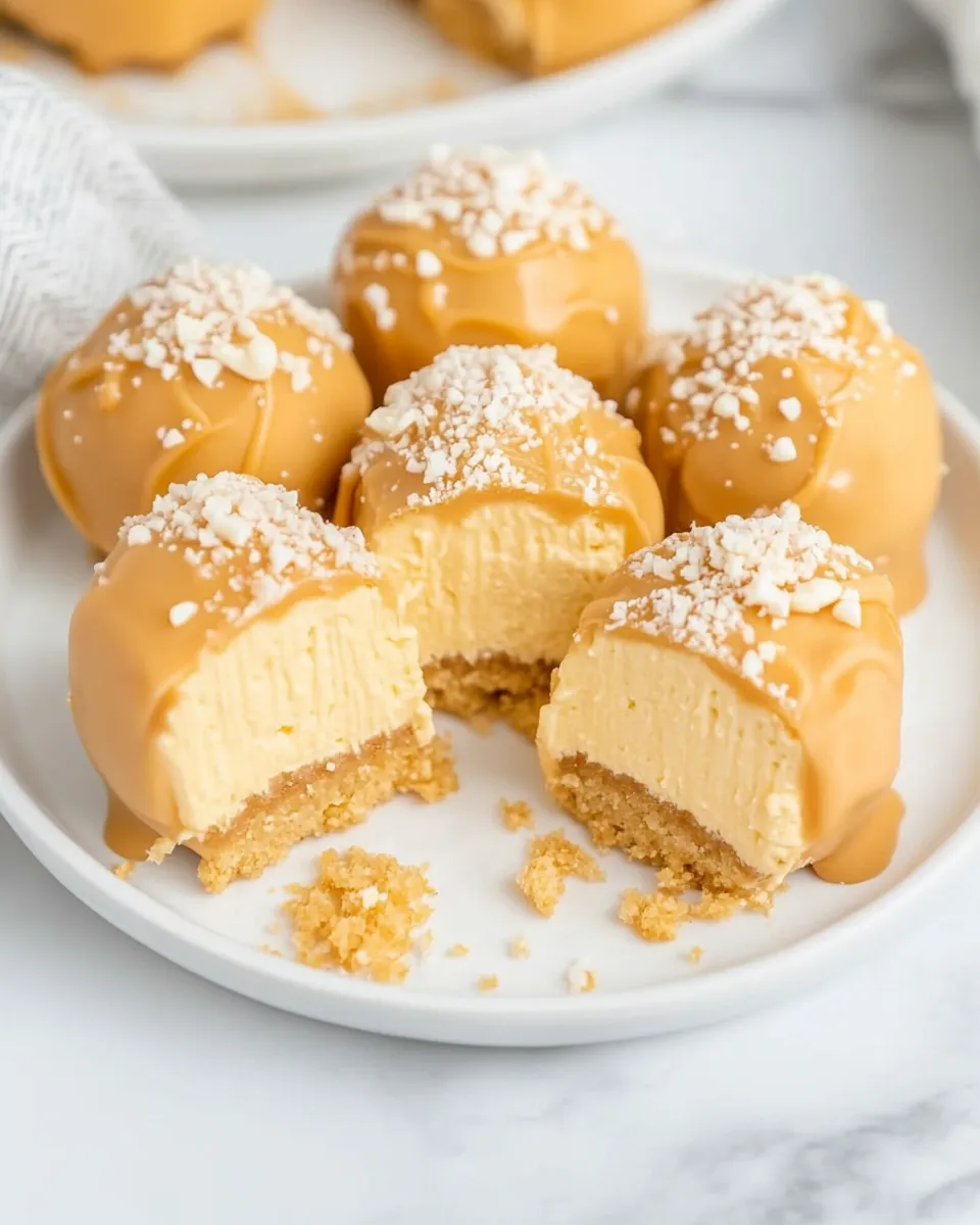 Easy Caramel Cheesecake Bites recipe photo