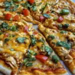Homemade Chicken Enchilada Pizza photo