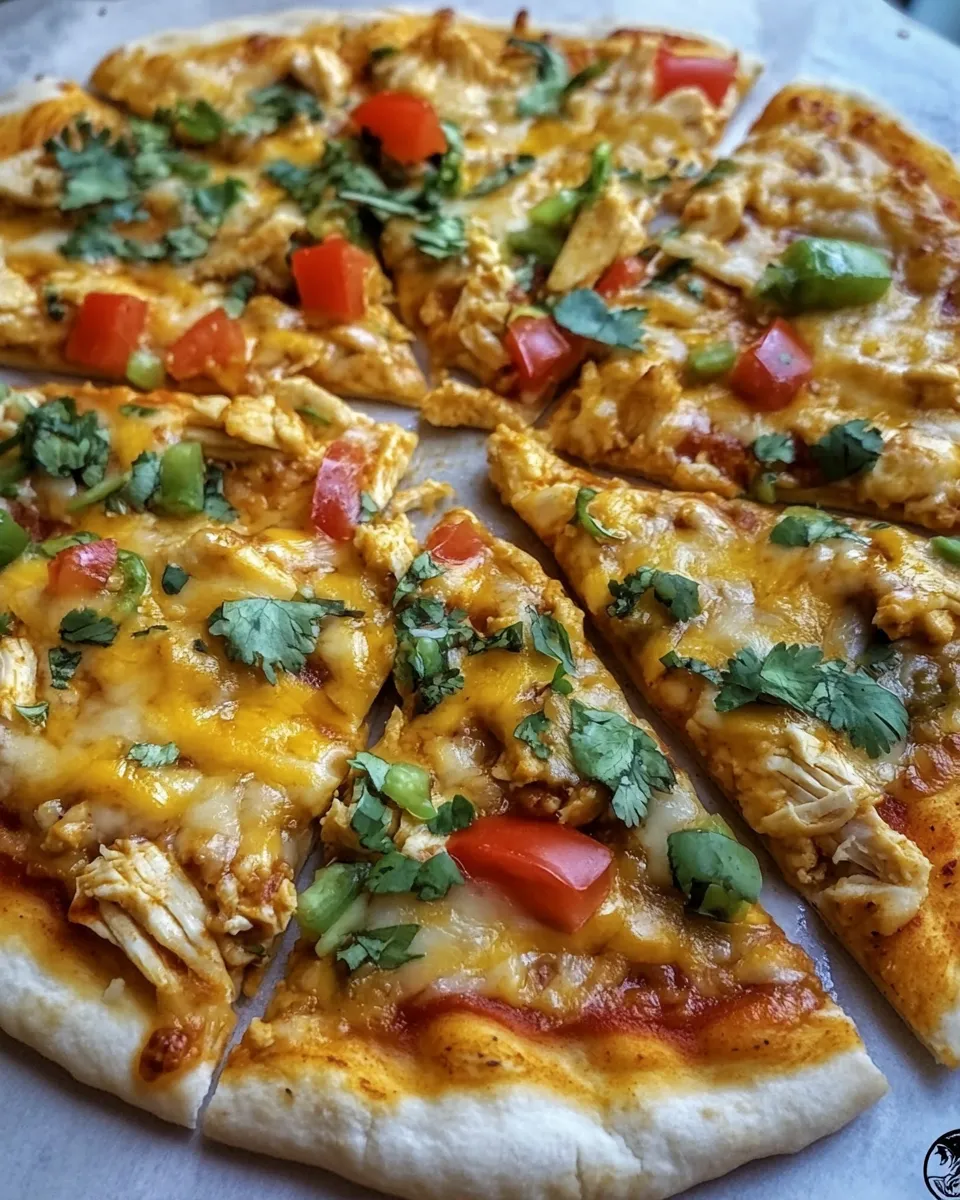 Homemade Chicken Enchilada Pizza photo