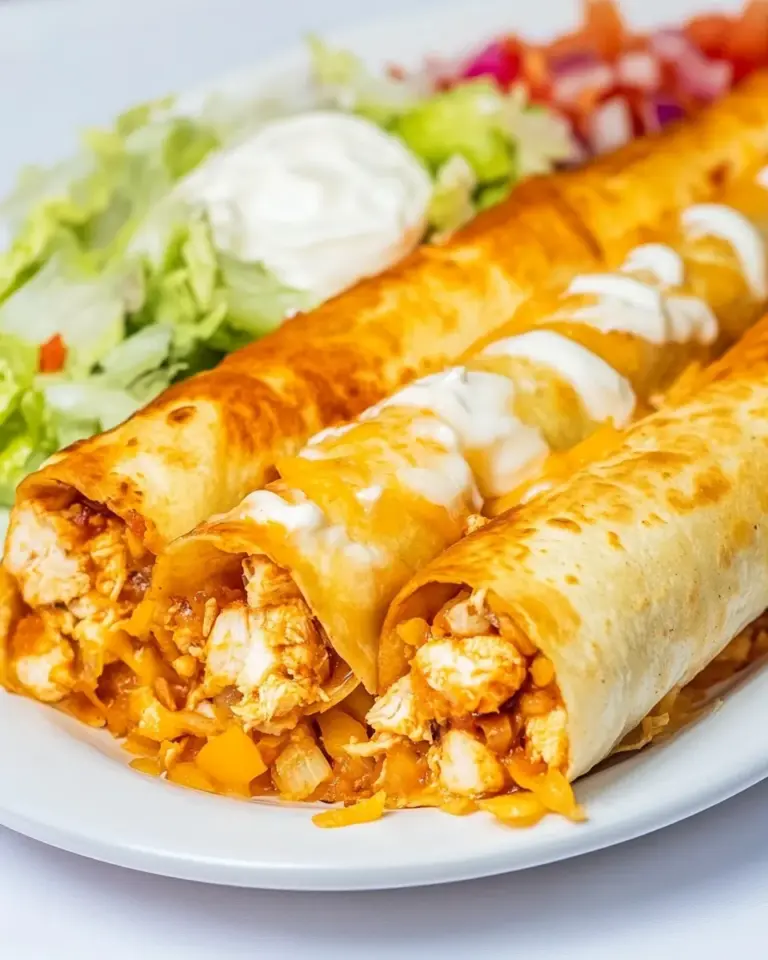 Homemade Chicken Flautas photo