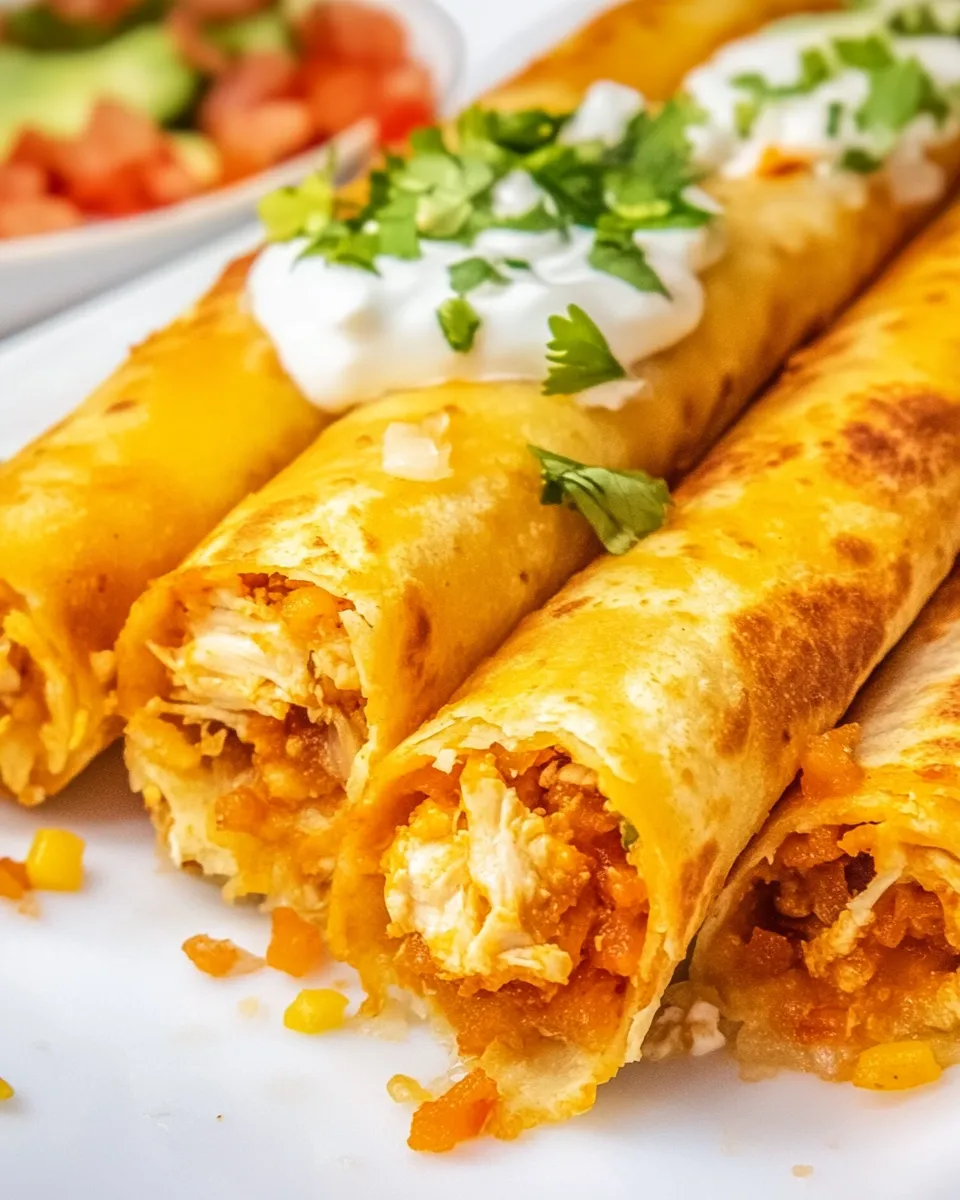 Easy Chicken Flautas recipe photo