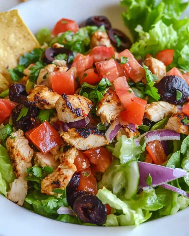Easy Chicken Taco Salad photo