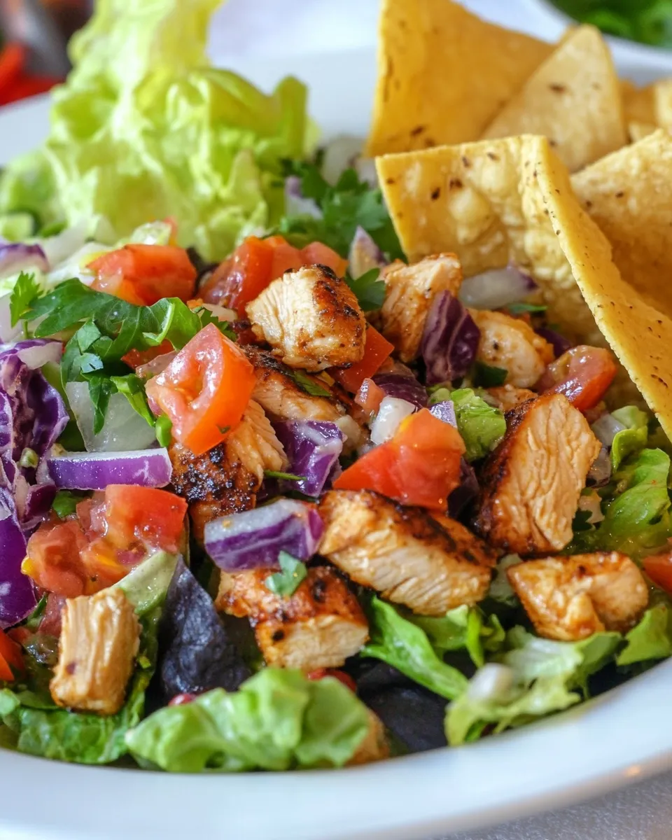 Best Chicken Taco Salad recipe photo