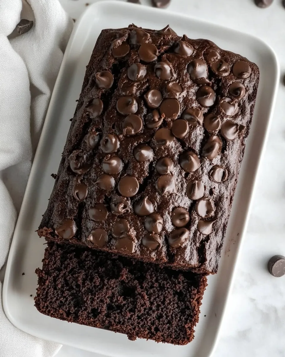 Homemade Chocolate Banana Bread photo