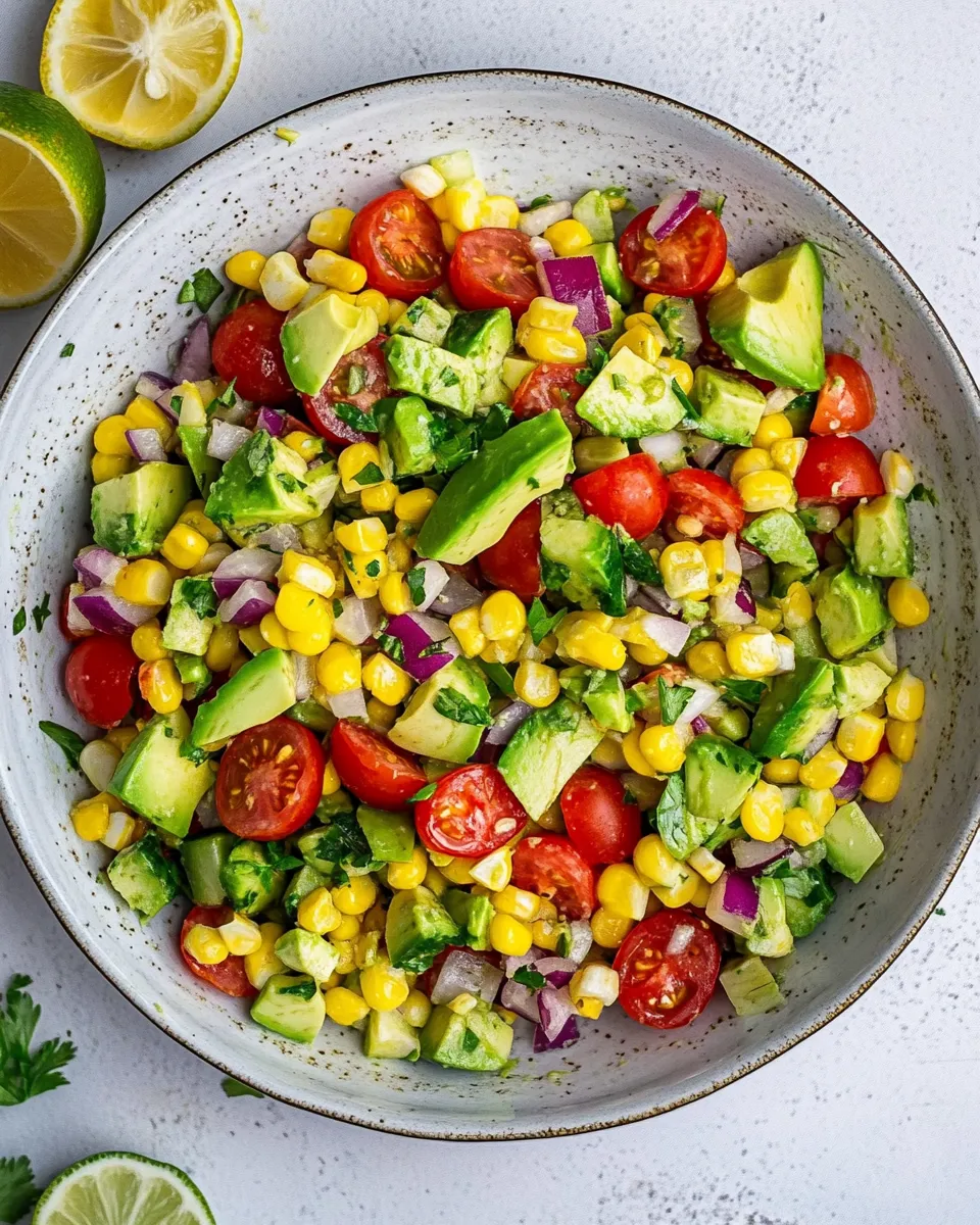 Classic Corn Tomato Avocado Salad image