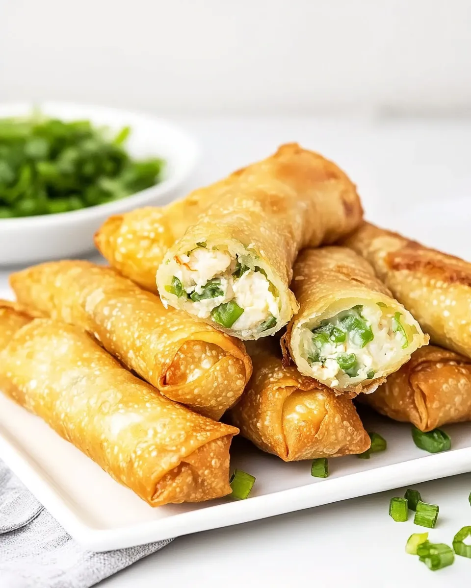 Easy Crab Rangoon Eggroll recipe photo