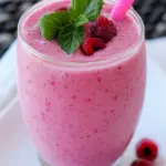 Homemade Cranberry Raspberry Smoothie photo