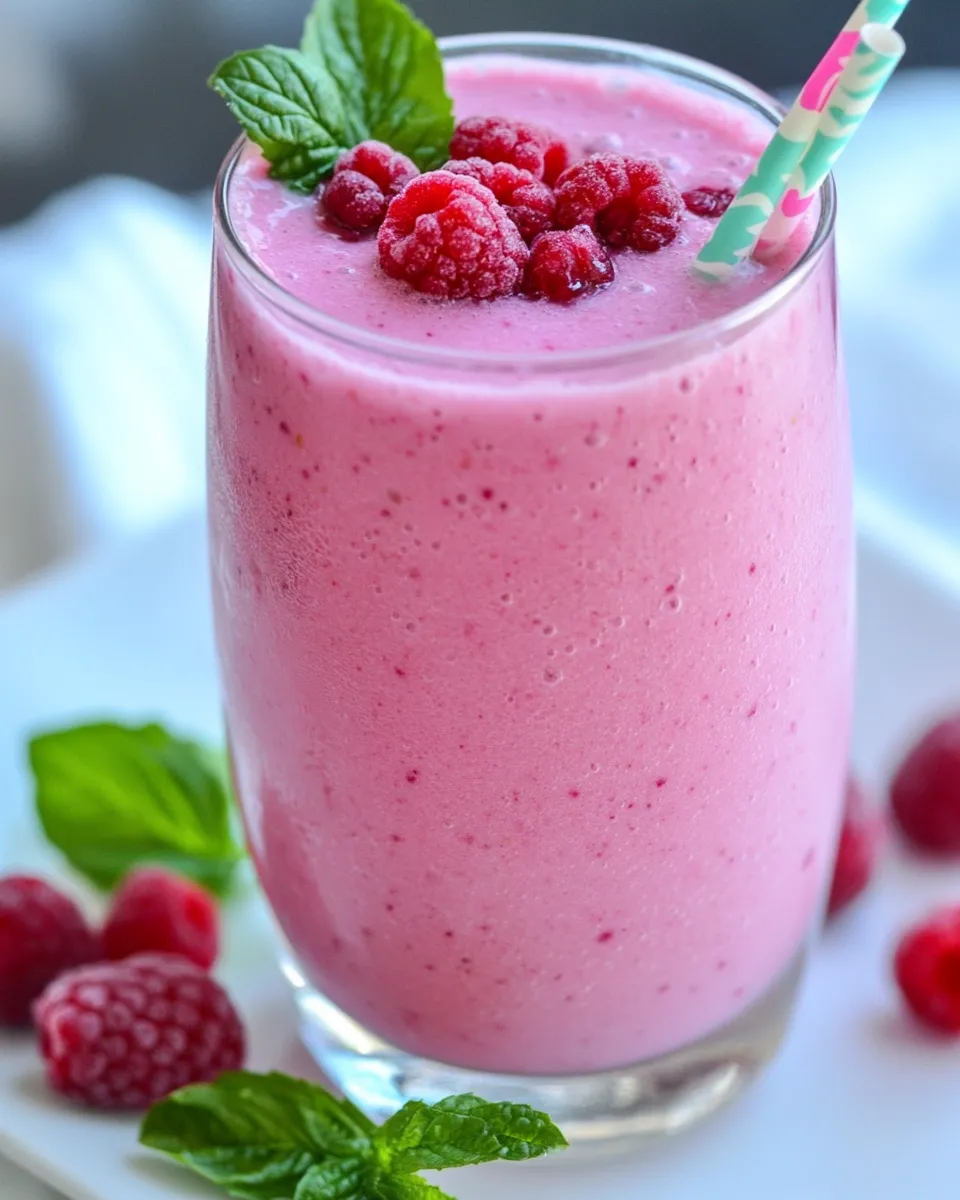 Best Cranberry Raspberry Smoothie image