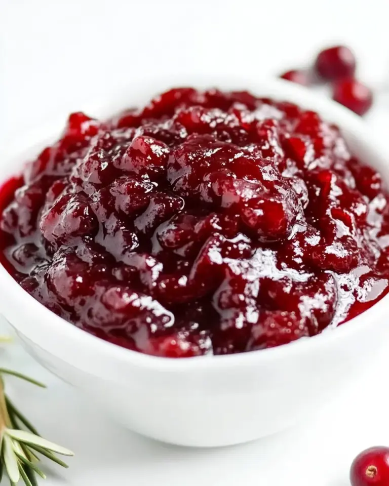 Homemade Cranberry Sauce photo