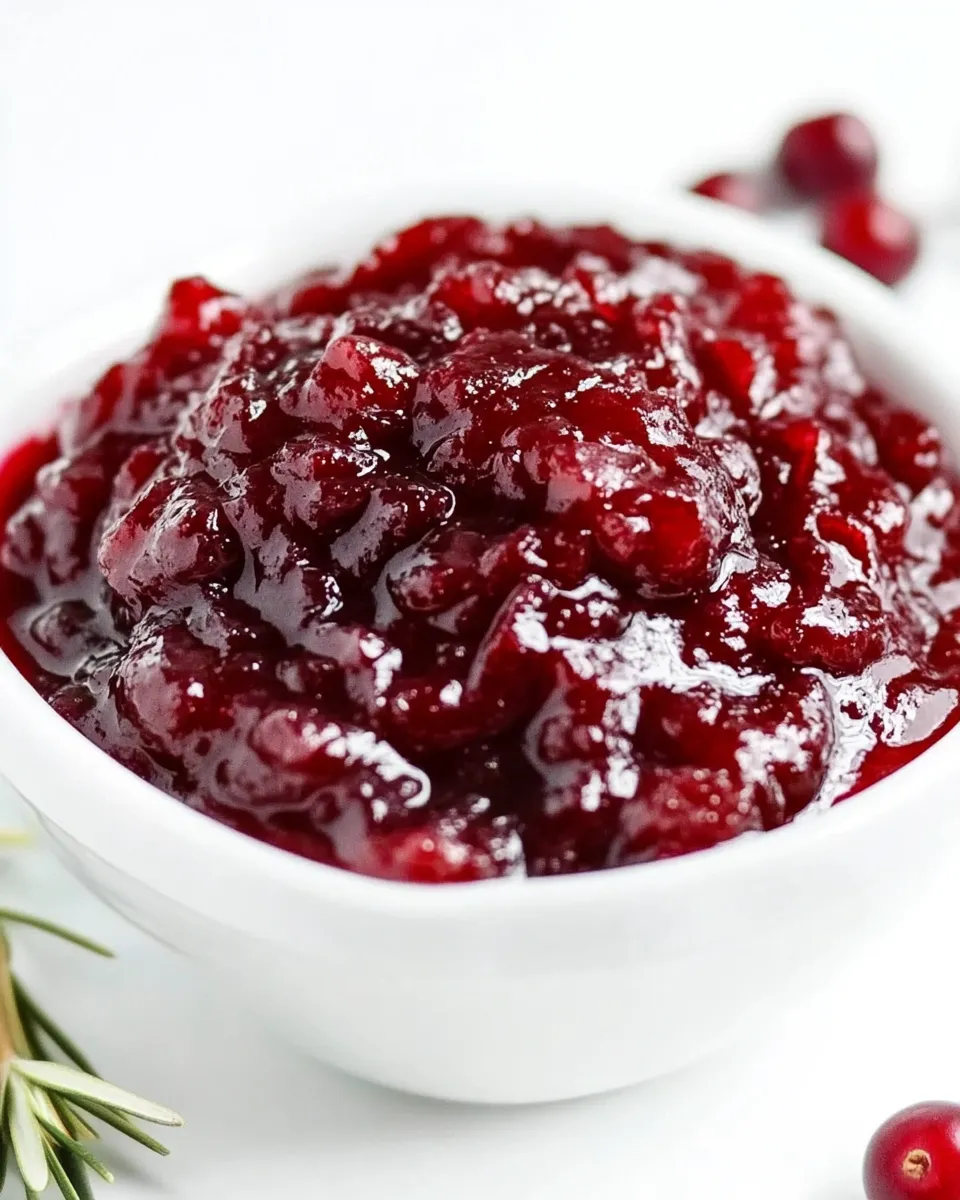 Homemade Cranberry Sauce photo