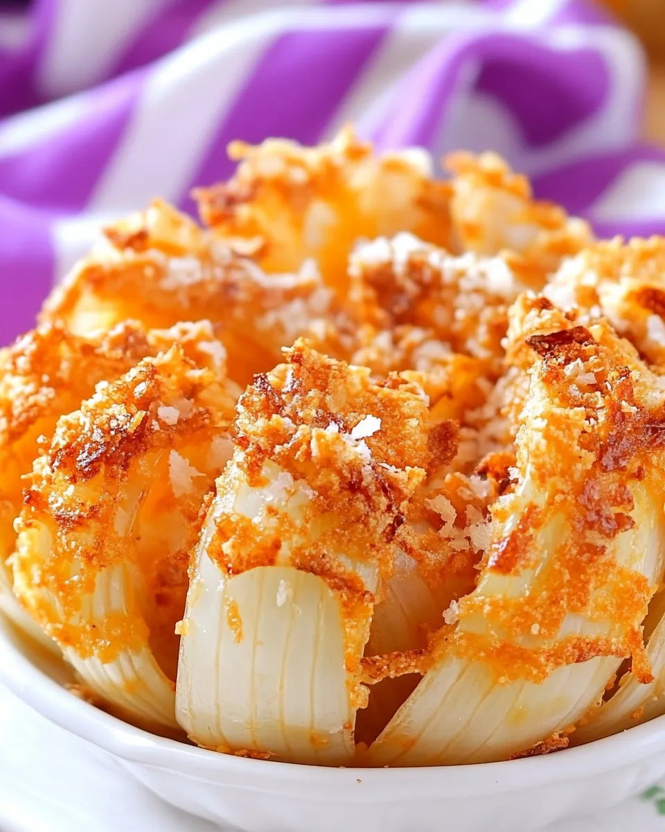 Delicious Crispy Air Fryer Blooming Onion image