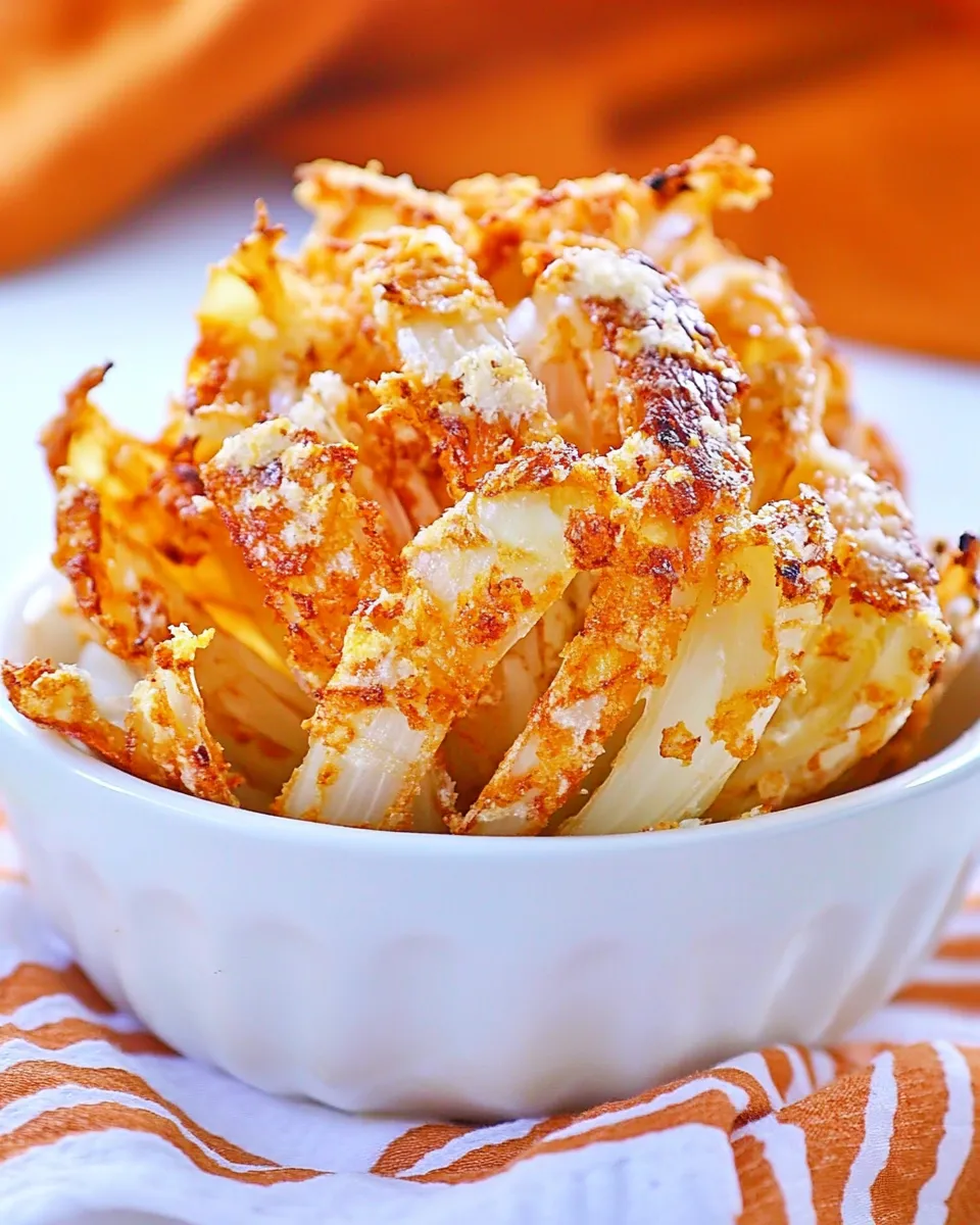 Homemade Crispy Air Fryer Blooming Onion recipe photo