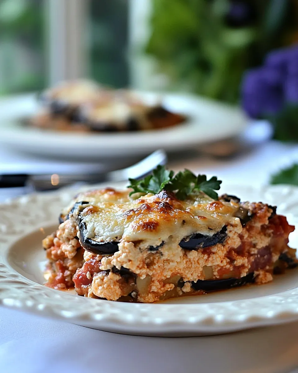 Classic Easy Eggplant Lasagna Recipe image