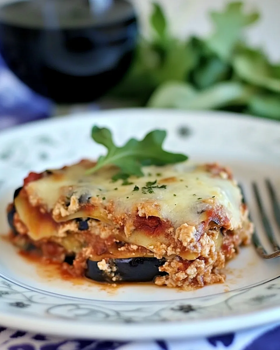 Delicious Easy Eggplant Lasagna Recipe dish photo