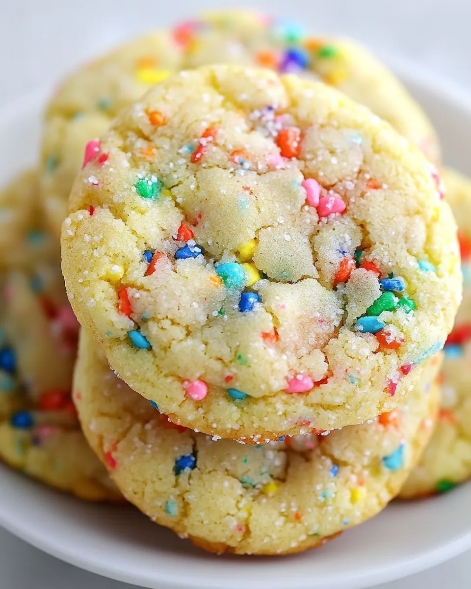 Quick Funfetti Cookies Recipe dish photo