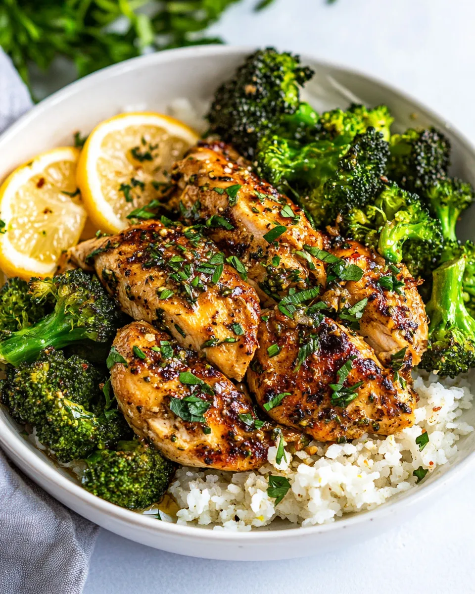 Easy Garlic Butter Chicken & Broccoli (20 Minutes!) image