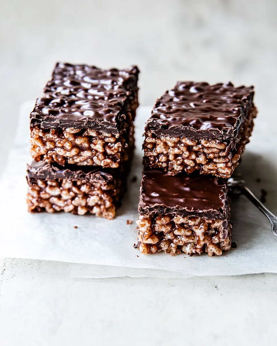 Easy German Chocolate Rice Krispie Treats recipe photo