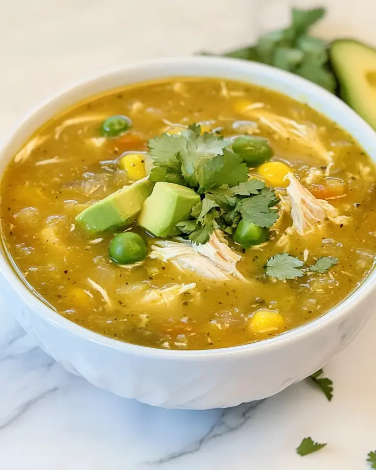 Homemade Green Chili Chicken Soup photo