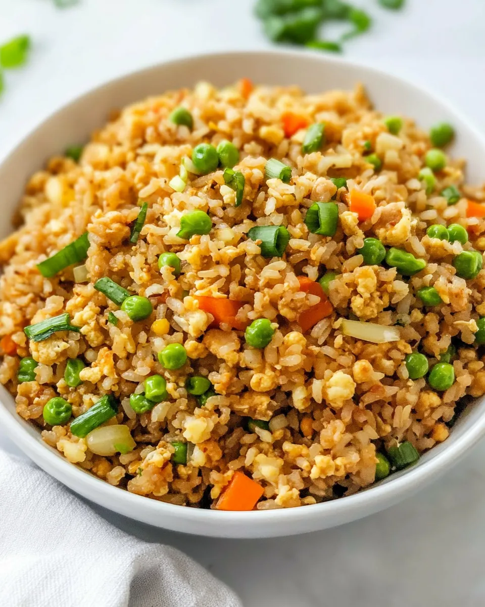 Homemade Healthy Cauliflower Fried Rice Recipe photo