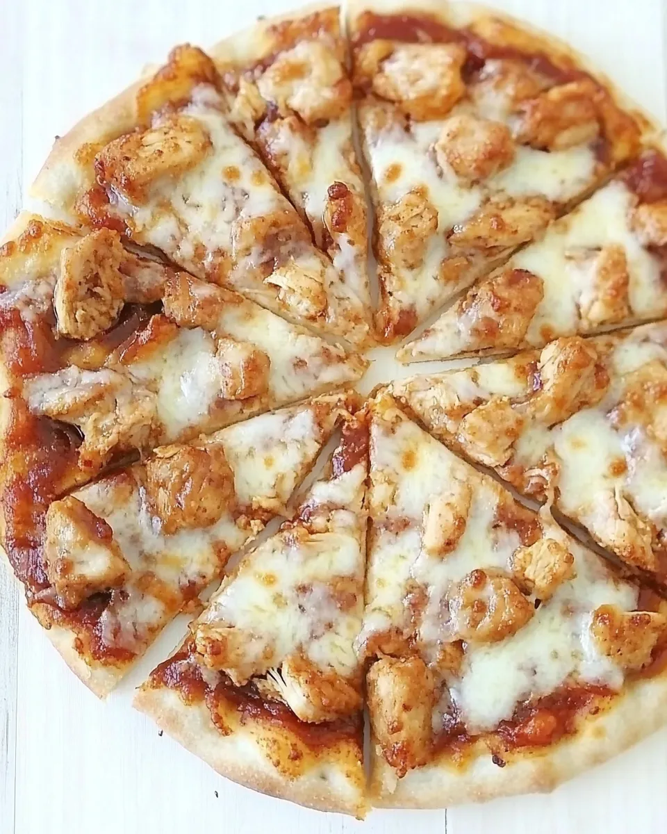 Homemade BBQ Chicken Pizza photo