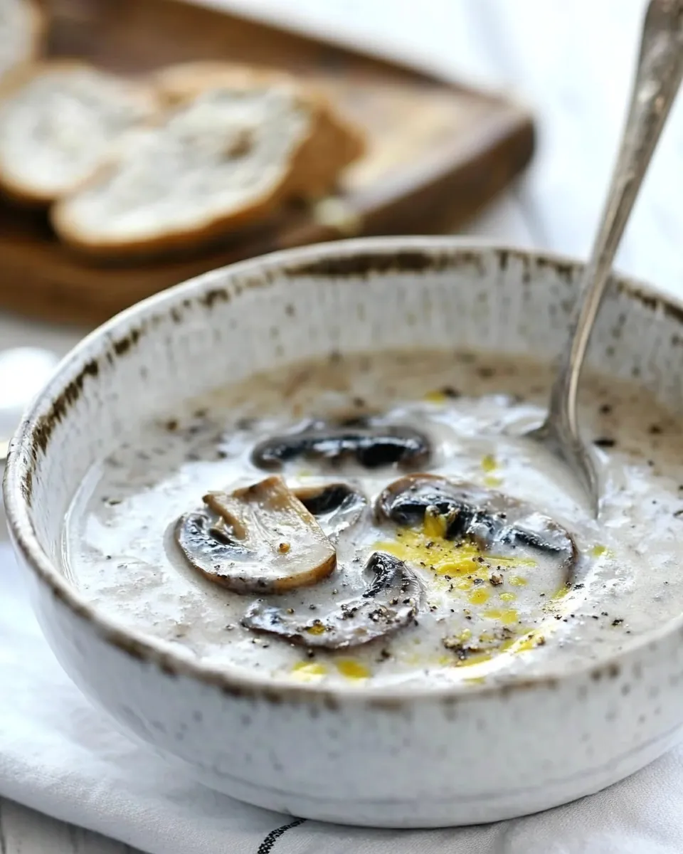 Classic Homemade Creamy Mushroom Soup from Scratch picture