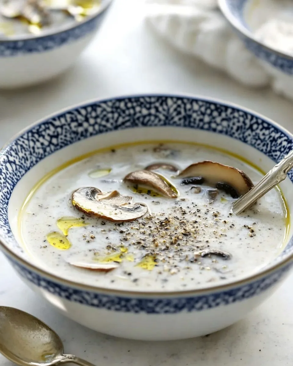 Perfect Homemade Creamy Mushroom Soup from Scratch image