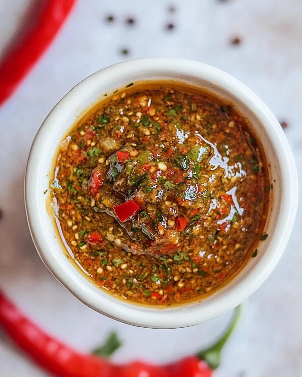 Delicious Hot Pepper Sauce food shot