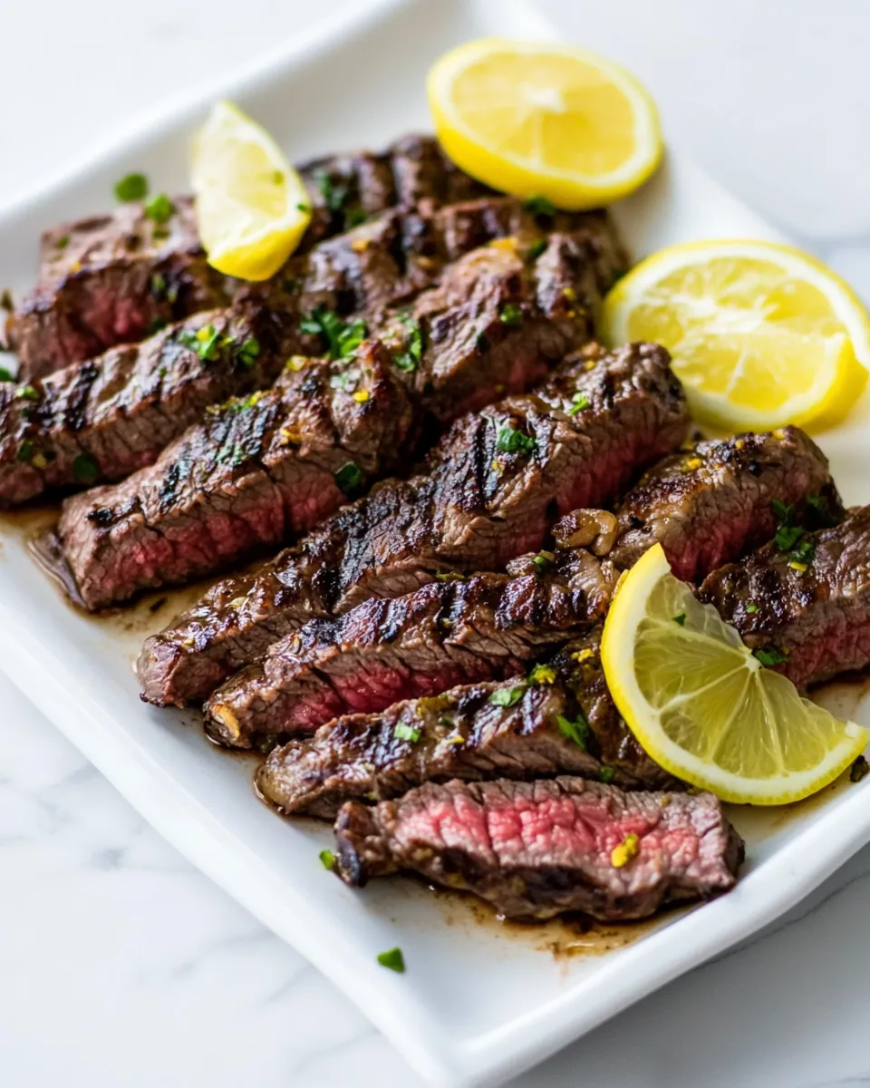 Delicious Lemon Garlic Steak (Chuck Blade) image
