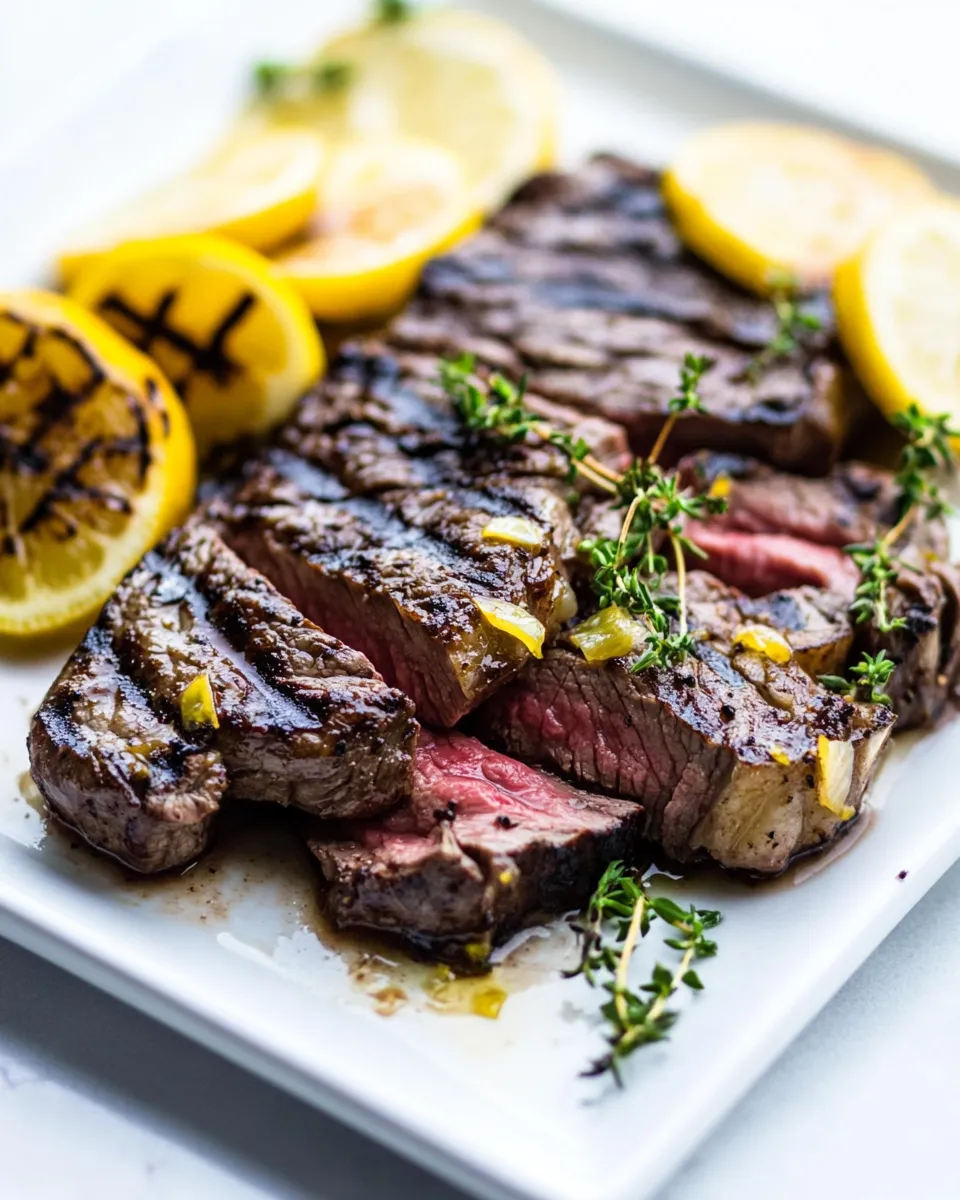 Easy Lemon Garlic Steak (Chuck Blade) recipe photo
