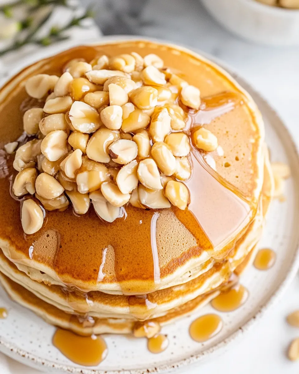 Homemade Macadamia Nut Pancakes Recipe photo