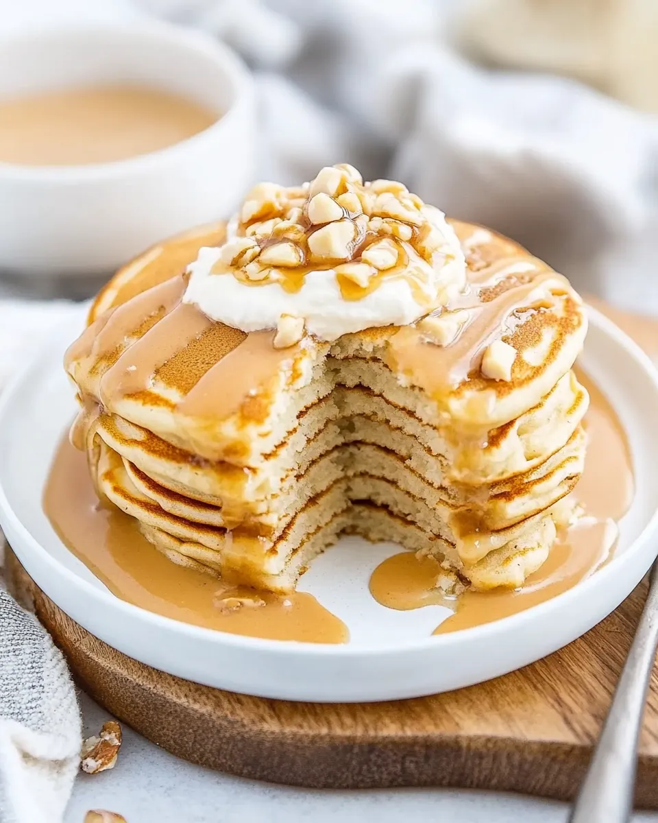 Easy Macadamia Nut Pancakes Recipe shot