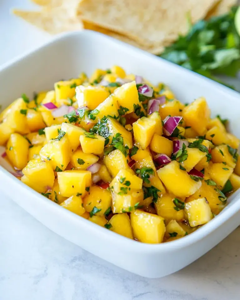 Homemade Mango Salsa photo