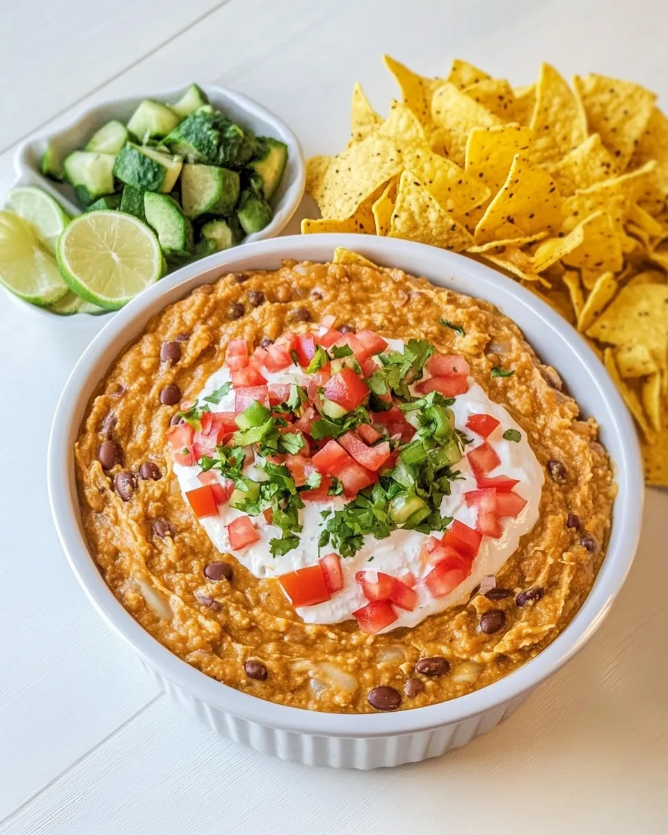 Easy Mexican Bean Dip recipe photo