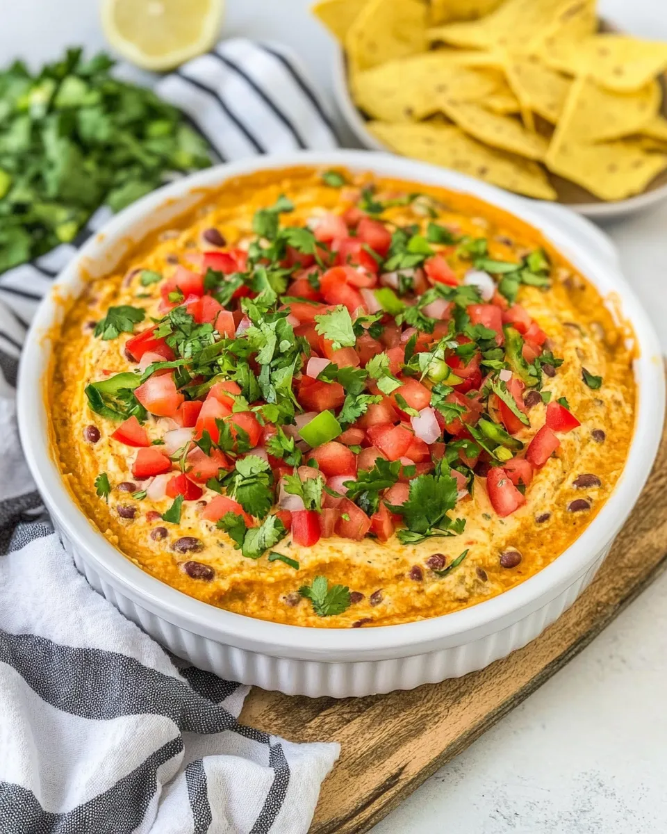 Delicious Mexican Bean Dip shot