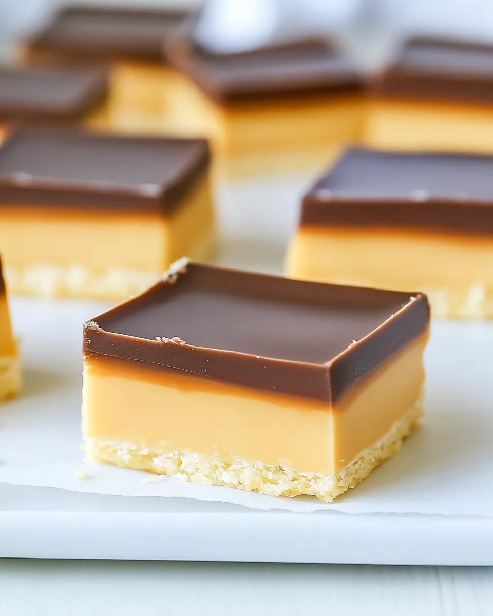 Classic Millionaire Bars recipe photo