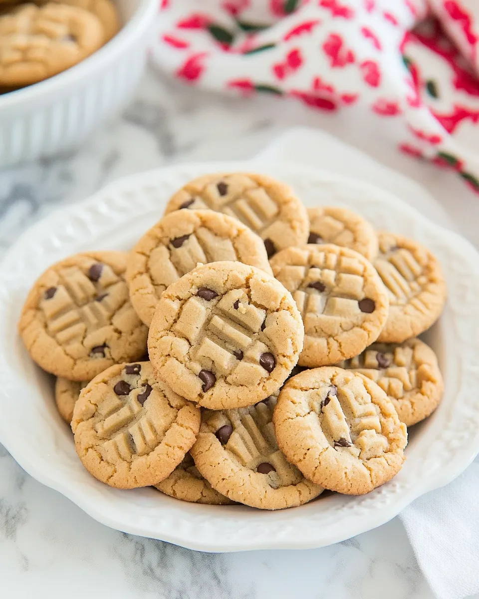 Classic Mini Peanut Butter Cookies image