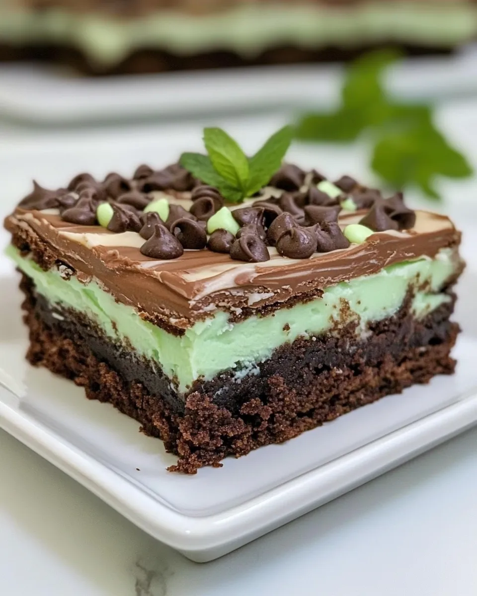 Easy Mint Brownies image