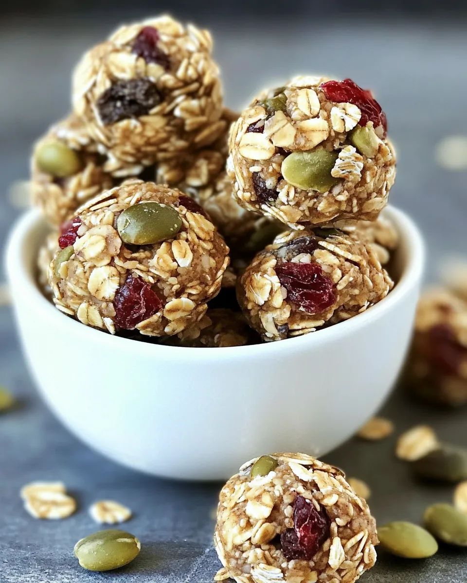 Delicious No Bake Granola Bites Recipe shot