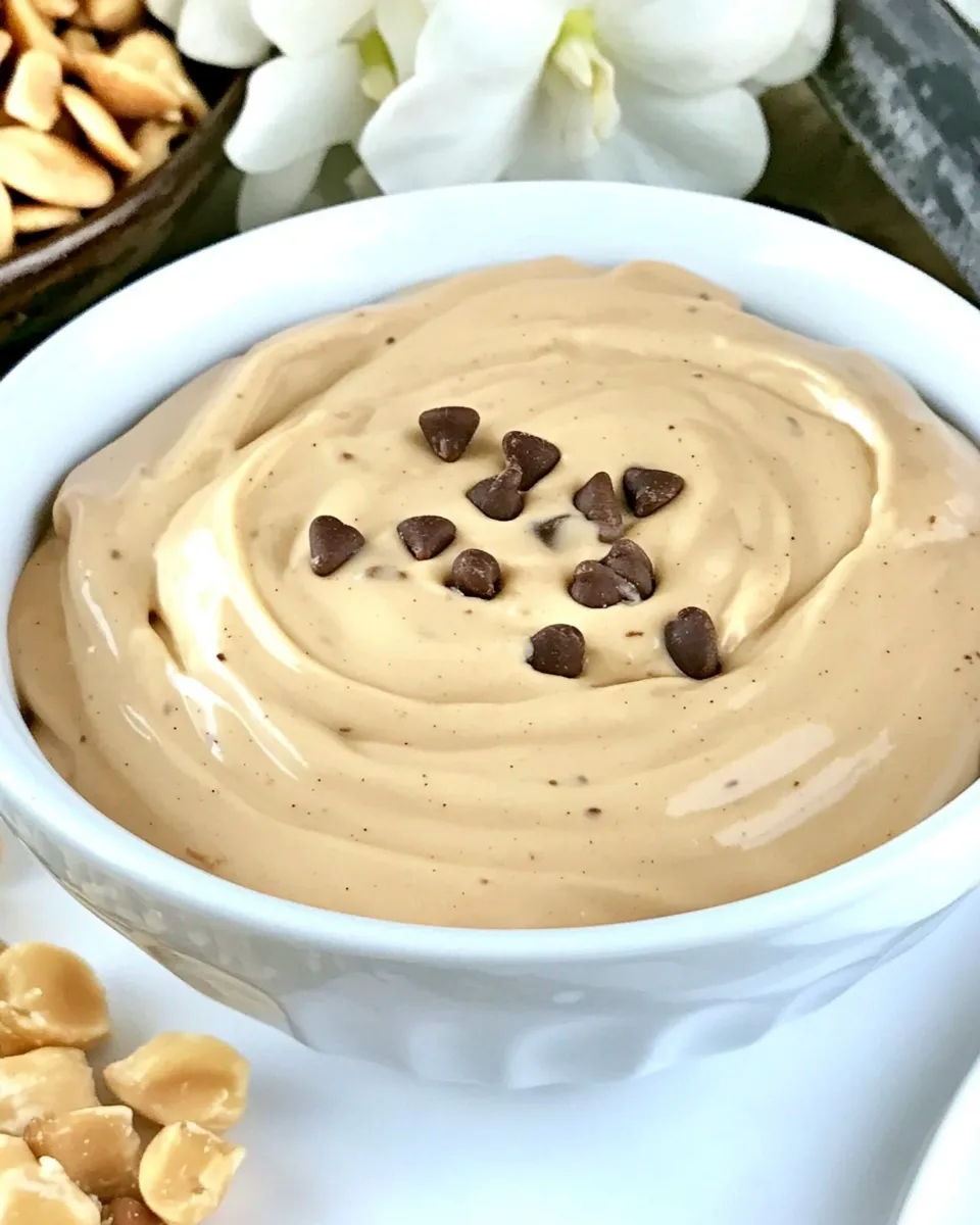 Delicious Peanut Butter Yogurt Dip image